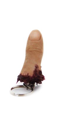 Severed Finger Keychains