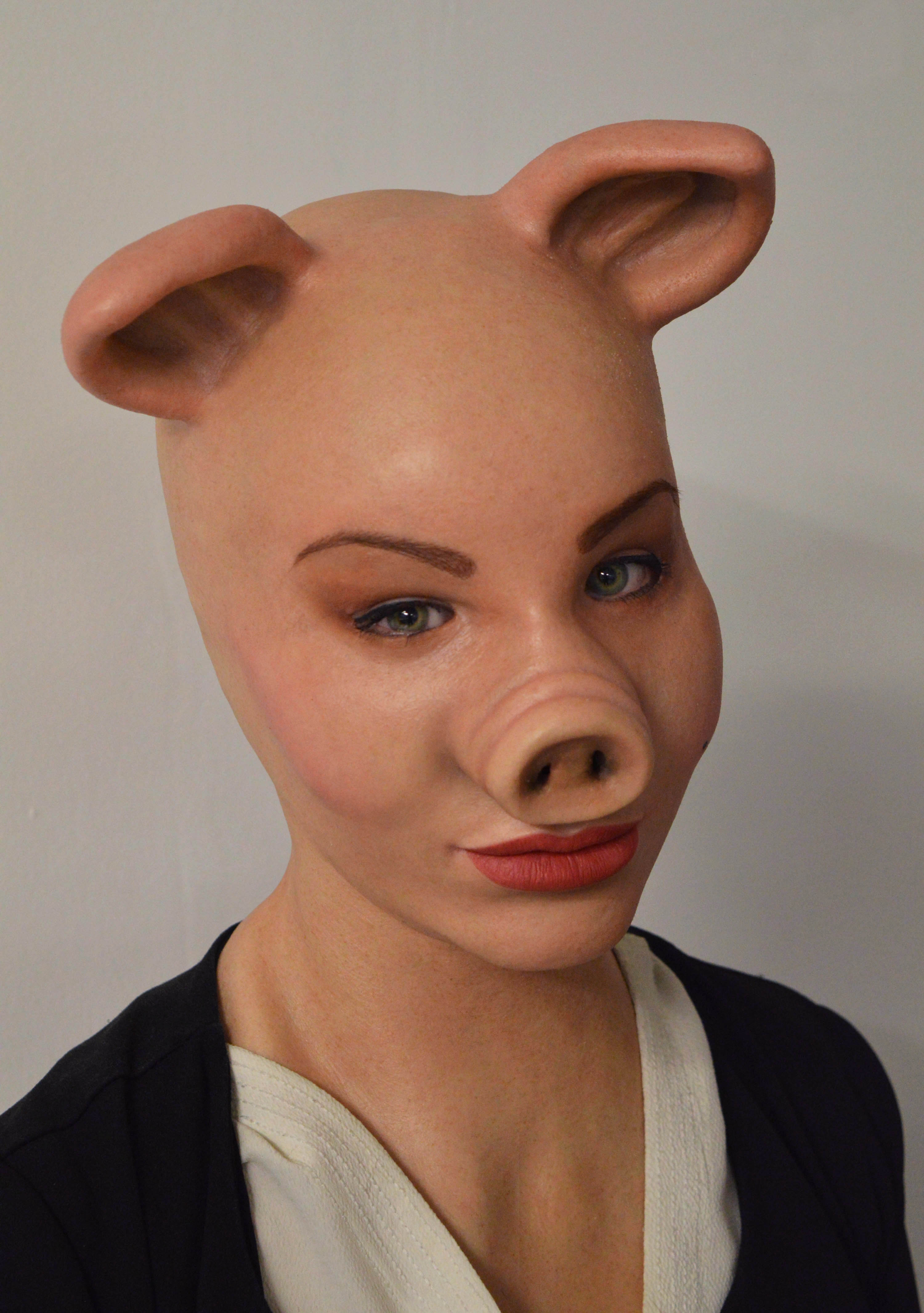 Silicone pig mask